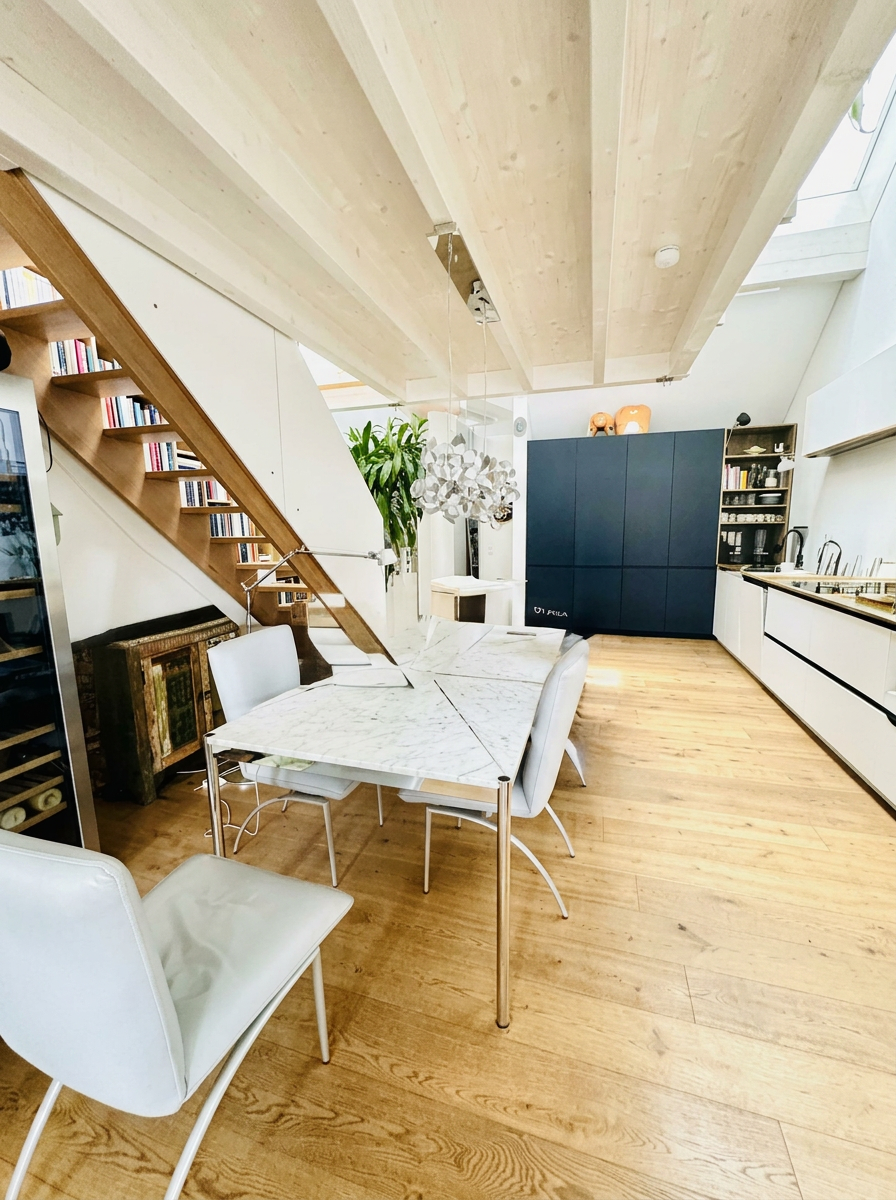 Großzügige Dachgeschosswohnung mit Empore in der Häberlstraße, Ludwigsvorstadt-Isarvorstadt München